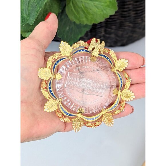 2002 Official White House Historical Ornament Roosevelt Era Inspired Acrylic - Picture 5 of 9